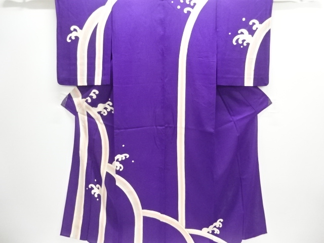 Japanese Kimono / Chirimen Kinsha Silk